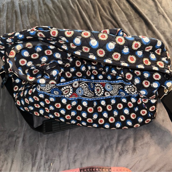 Vera Bradley Bags Vera Bradley Duffle Bag Brand New Unused Black Blue Pattern Poshmark